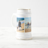 オジワ名入れフォトコラージュビアマグ ビールジョッキ (正面左)