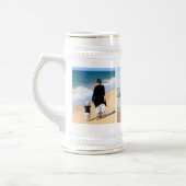 オジワ名入れフォトコラージュビアマグ ビールジョッキ (左)