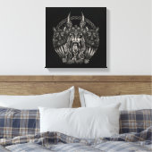 オジンとオオカミのゲリとフレキ キャンバスプリント (インサイチュ (寝室))