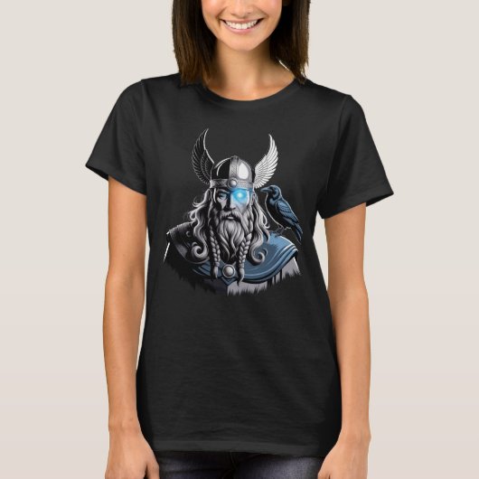 オジンバイキング神の北欧神話 Tシャツ (正面)