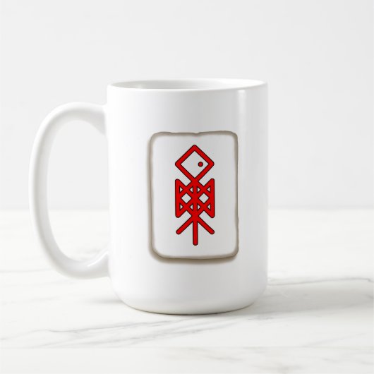 オジンバイキングBindlead 15ozの目。マグ コーヒーマグカップ (左)