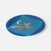 オジン乗馬スリプニールノース神話バイキング神 ペーパープレート (アングル)