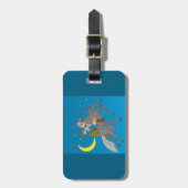 オジン乗馬スリプニールノース神話バイキング神 ラゲッジタグ (正面縦)