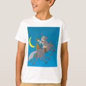 オジン乗馬スリプニールノース神話バイキング神 Tシャツ (正面)