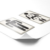 オスとメスのスイッチとソケットをオン フォトプリント            (角)