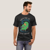 オスのエクレクタスパロット Aaaa ガール Tシャツ (正面フル)