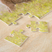 オスのオスのライオンが子どもを検査する ジグソーパズル (側面)