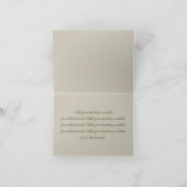 オスのカーディナルとメスのカーディナルがドゴウの枝に止まっている 感謝の気持ちを伝えるグリーティング サンキューカード (内部)