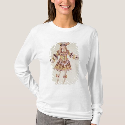 オスのダンサー、c.1660のための衣裳のデザイン tシャツ (正面)