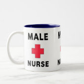 オスのナース ツートーンマグカップ (左)