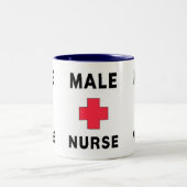 オスのナース ツートーンマグカップ (中央)