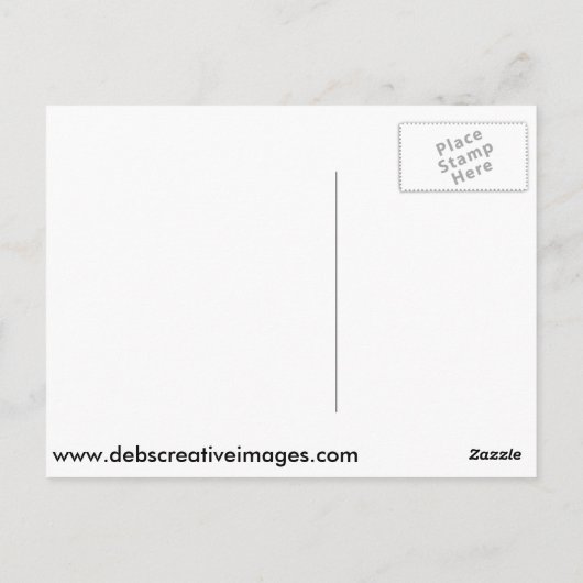 オスのマダラガモとメスのマダラガモの肖像 ポストカード (裏面)