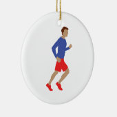 オスのランナー セラミックオーナメント (右)