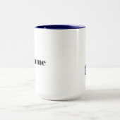 オスのEMS名パーソナライズされたMug マグカップ (中央)