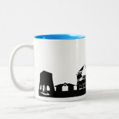 オスウェゴコーヒーマグ湖 ツートーンマグカップ (左)