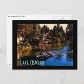 オスウェゴ湖はがき ポストカード (正面/裏面)