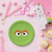 オスカル・ザ・グルーチ・ビッグ・顔 ペーパープレート (パーティー)