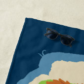 オスカーごみ箱を減らす |名前の追加 ビーチタオル (インサイチュ)