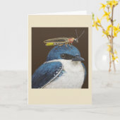 オスカーとスパーキーのカード カード (黄色い花)