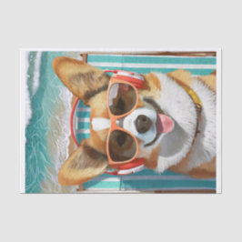 オスカーはリビエラを行うコルギ愛の生活 薄葉紙