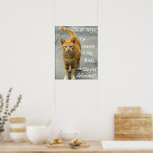 オスカーは鳥を愛する ポスター (キッチン)