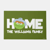 オスカーザグロウチ顔 ドアマット (正面)