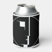 オスカールシュレンマーバウハウスロゴ 缶クーラー (缶正面)