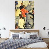 オスカールシュレンマー – バウハウスステストウェイ キャンバスプリント (インサイチュ (寝室))