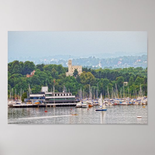 オスカーレ城，オスロ，ノルウェー ポスター (正面)