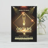 オスカー賞フライヤー 招待状 (スタンド正面)