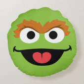 オスカー顔アート ラウンドクッション (裏面)