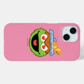 オスカー顔ハート型の目で微笑む Case-Mate iPhoneケース (裏面 (横))