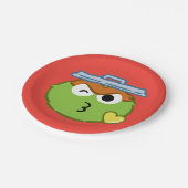 オスカー顔投げキス ペーパープレート (アングル)