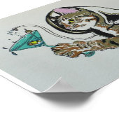 「オスカー・イン・キャット天国」プリント ポスター (角)