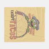 オスカー・イ・ハト・タコス以外 フリースブランケット (正面(横))