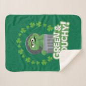 オスカー | グリーン&グラチ! シェルパブランケット (正面(横))