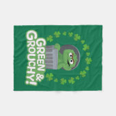 オスカー | グリーン&グラチ！ フリースブランケット (正面(横))