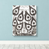 オスカー「サロメ」の表紙のオリジナルスケッチ キャンバスプリント (インサイチュ (ウッドフロア))