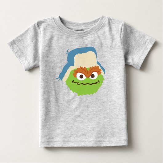 オスカー・ザ・グラウチの森のフェイス ベビーTシャツ (正面)