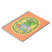 オスカー・ザ・グラウチ | モンスターの宝バッジ ノートブック (左側)