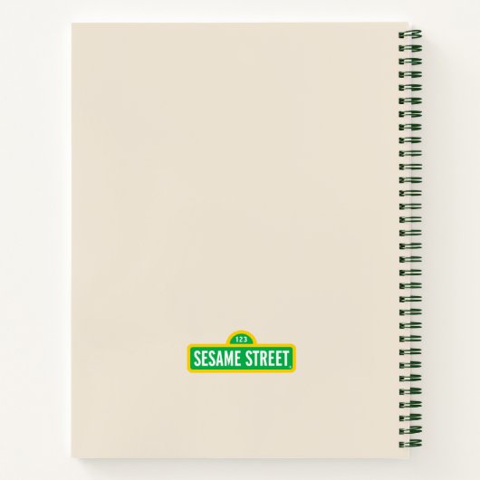 オスカー・ザ・グラウチ | モンスターの宝物 グラフィック ノートブック (裏面)