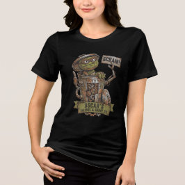 オスカー・ザ・グラウチ ラストバケット スチームパンク ゴミ トライブレンドＴシャツ