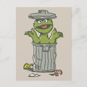 オスカー・ザ・グラウチ ヴィンテージ ポストカード