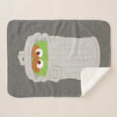 オスカー・ザ・グルーフ&ズ・ゴミ箱 シェルパブランケット (正面(横))