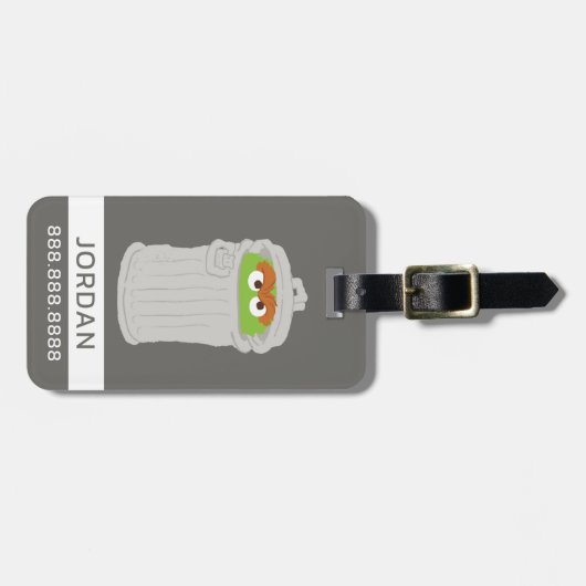 オスカー・ザ・グルーフ&ズ・ゴミ箱 |情報の追加 ラゲッジタグ (正面横)