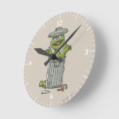 オスカー・ザ・グルーフ・ヴィンテージ1 ラウンド壁時計 (傾斜)