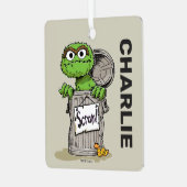 『オスカー・ザ・グルーフ』 |名パーソナライズされた前(写真付き) メタルオーナメント (正面左)