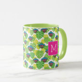 『オスカー・ザ・グルーフ』 |熱帯パターン マグカップ (正面右)