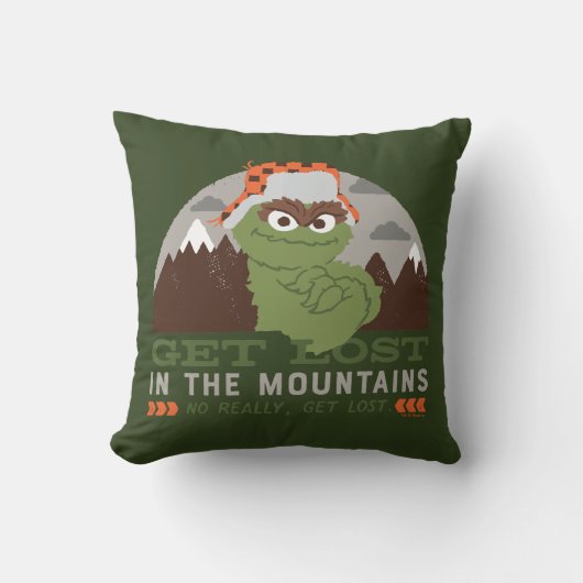 オスカー・ザ・グローチ |素晴らしアウトドア クッション (正面)