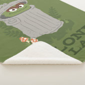 オスカー・ザ・グローチ |素晴らしアウトドア シェルパブランケット (3/4)